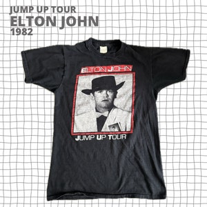 Elton John Jump Up 1982 Tour Tee