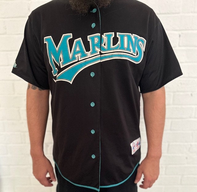 Rare Vintage MAJESTIC Florida Marlins Livan Hernandez 1997 World Series  Jersey #jerseys#miamimarlins#floridamar…