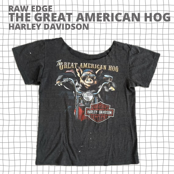 Vintage  80s The Great American Hog Harley Davidso