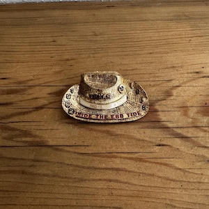 1980s Vintage Lions Club Texas Hat Pin