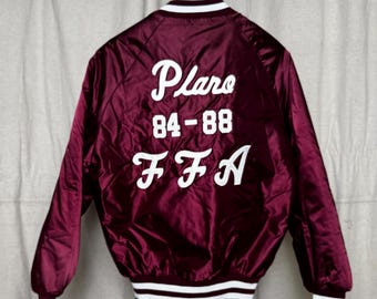 84-88 Plano FFA satijnen Varsity-jack