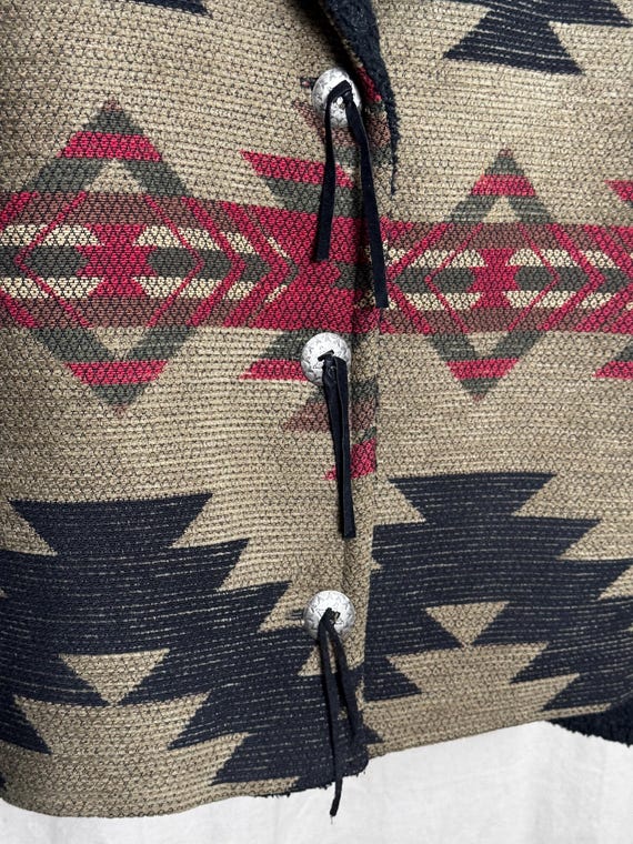 Southwest Pattern Jacket with Fleece - image 6