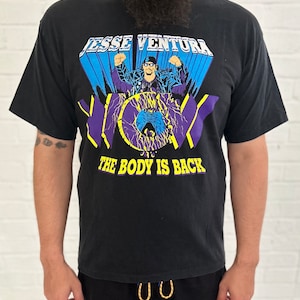 T-shirt WCW vintage Jesse Ventura