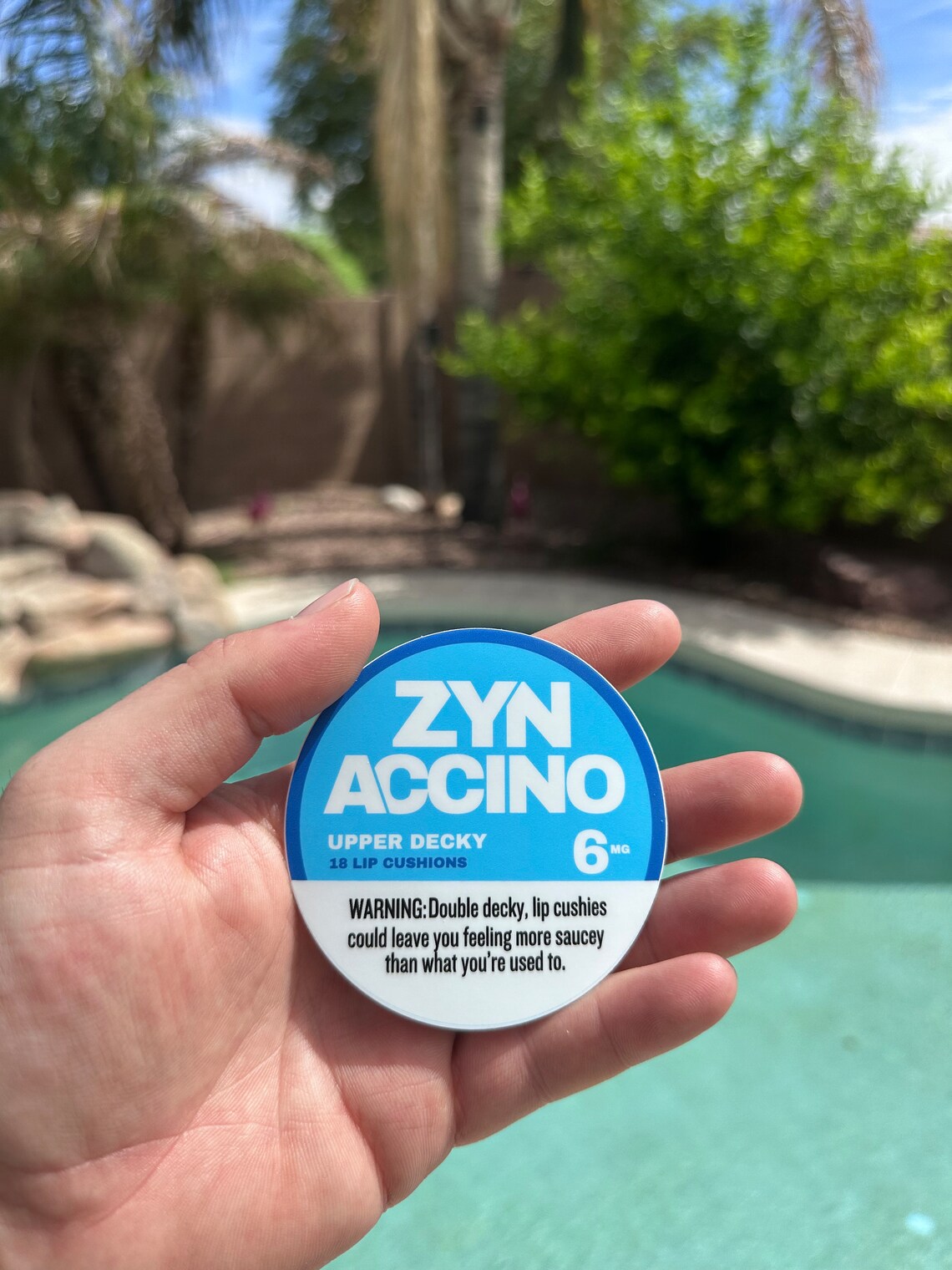 Zynaccino Sticker Die Cut Zyn Sticker First Responder Gift Party