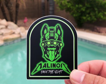 Belgian Malinois Police K9 Vinyl Sticker, Military Working Dog Decal SWAT Mal lover
