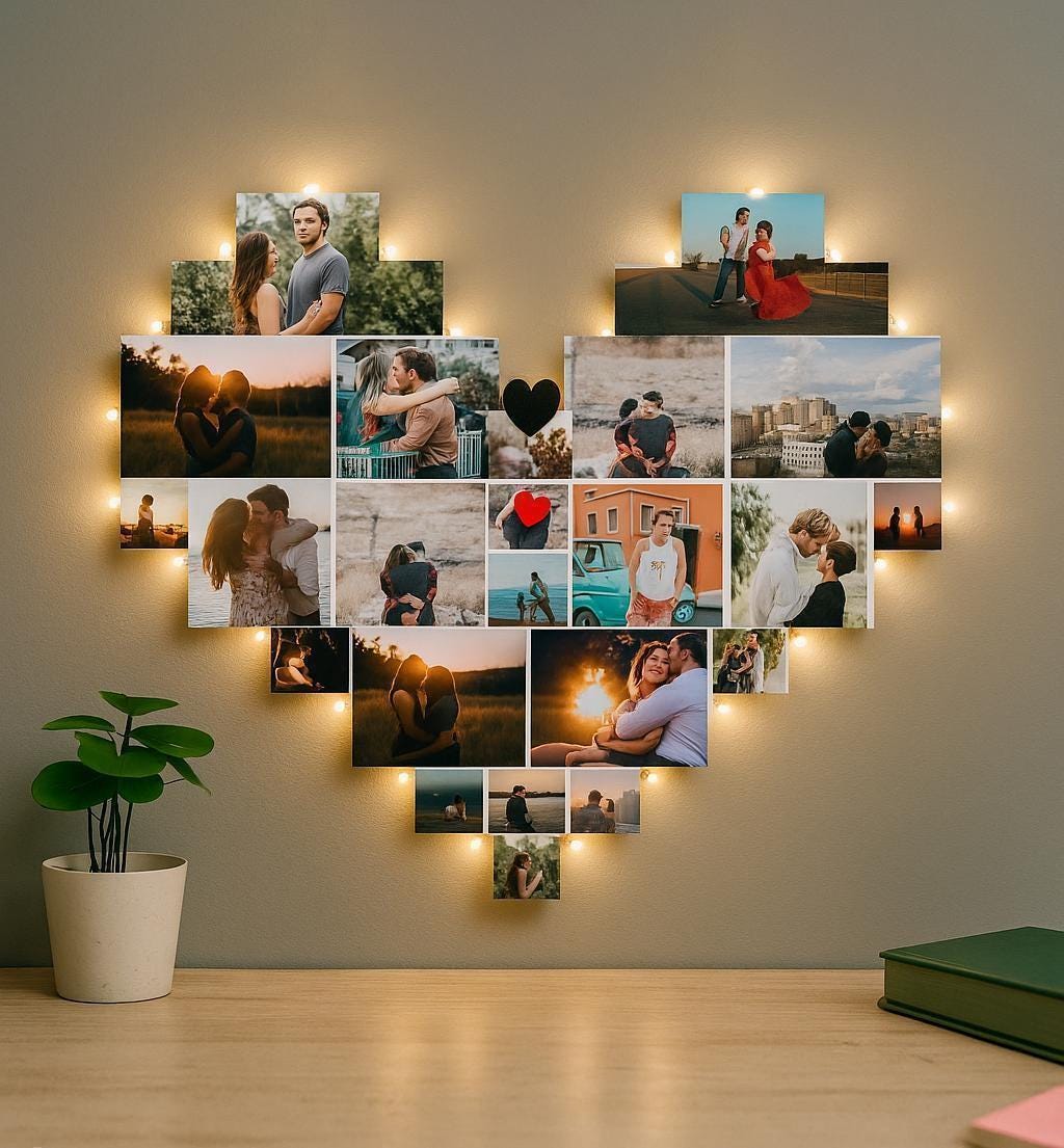 Heart photo collage - Etsy 日本
