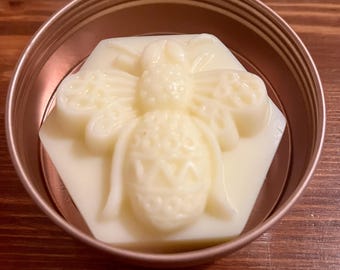 Eco-Friendly Shea Butter Beeswax Lotion Bar for Travel and Moisturizing, Unscented