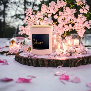 Sakura | Natural Soy Wax Candle | Cherry Blossoms Scented Candle