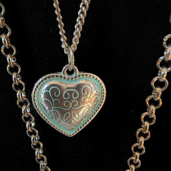 Hearts on Chains Stackable, Convertible, Silverto… - image 4