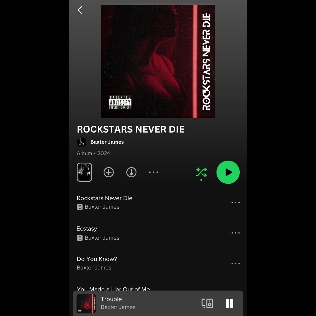 Spotify Album Template Etsy Spotify Album Template Etsy