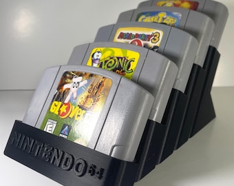 Nintendo 64 (N64) - 5 Tier Game Stand! Holds 5 Cartridges!