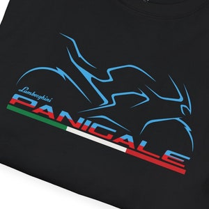 Ducati Panigale Lamborghini Edition Blu Cepheus Men/Women/Unisex Softstyle T-Shirt