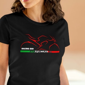 Ducati Panigale Racing Evo Women&#39;s Midweight Cotton Tee