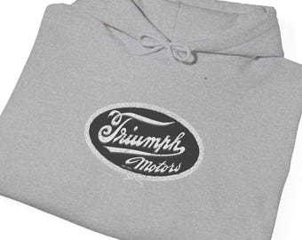 Vintage Triumph Motorcycle Hoodie: Retro British Motorbike Apparel