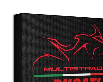 Impresión en lienzo de la Ducati Multistrada (8 x 12)