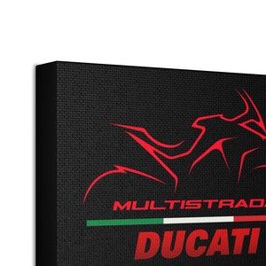Ducati Multistrada Canvas Print 8x12