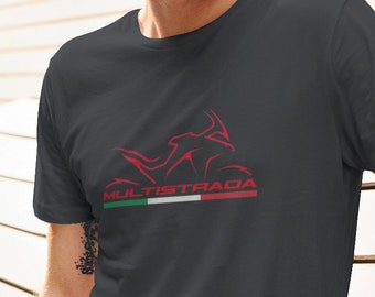 Camiseta Softstyle para hombre Multistrada RED