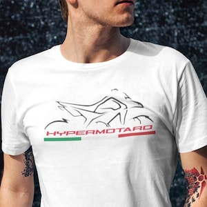 Ride in Style with the Ducati Hypermotard Mens/Women Unisex Softstyle  Crew-neck T-Shirt