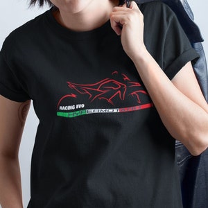 Ducati Hypermotard Racing Evo Women&#39;s Midweight Cotton Tee