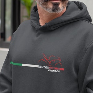 Ducati Panigale Racing Evo Men/Women Hooded Sweatshirt | Unisex Heavy Blend Hooded Sweatshirt