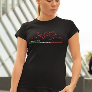 Ducati Streetfighter Racing Evo Women&#39;s Midweight Cotton Tee
