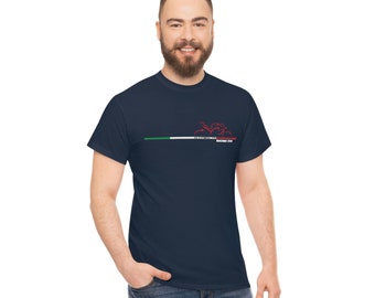 Ducati Streetfighter Racing Evo メンズ/レディース Tシャツ | ユニセックス ヘビーコットン Tシャツ