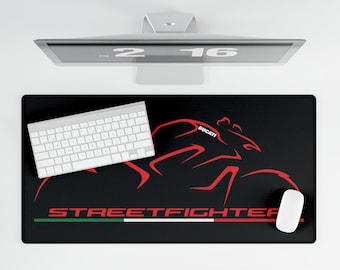 Ducati Streetfighter Desk Mats 23.6"x13.8" or 31.5"x15.5"