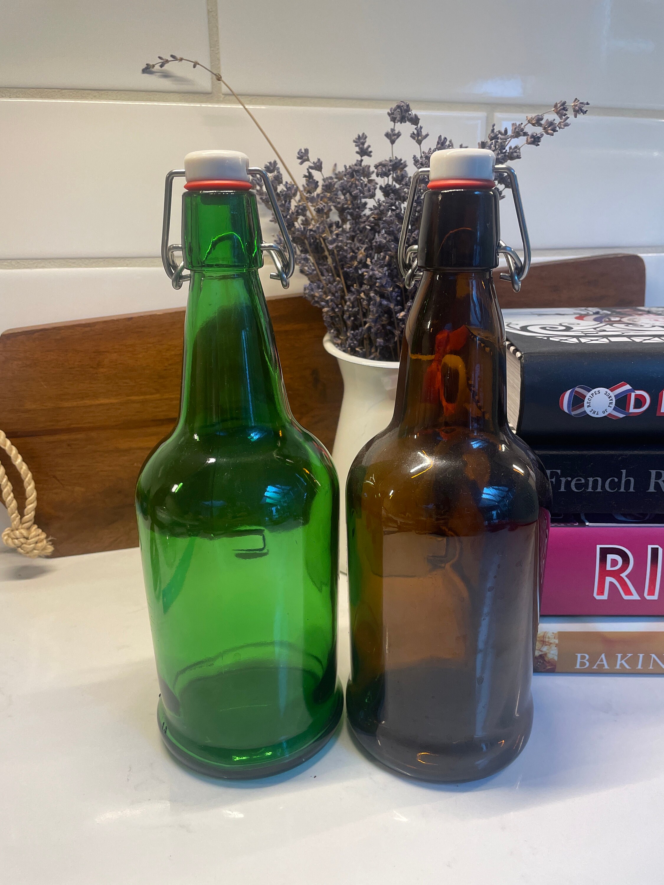 Pair of Swing Top Water Bottle Etsy