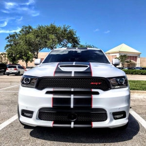 10" Twin 2 color Rally Stripes FIT ALL Model 2008- UP Dodge Durango Gt R/T Sxt Srt