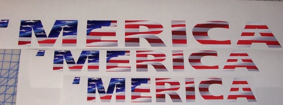 4 Adesivi Con Bandiera Americana Decalcomania Per Auto Con Bandiera - Foto 5