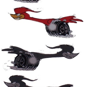 Calcomanía/pegatina de pájaro Burnout Birds, excelente ajuste para Street Rod, Rat Rod, auto, camión, SUV, ventana, Charger, Challenger