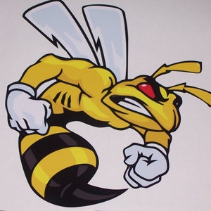 Angry Bee Decal / Sticker Great FIT for UTV Skidoo car truck or SUV Window