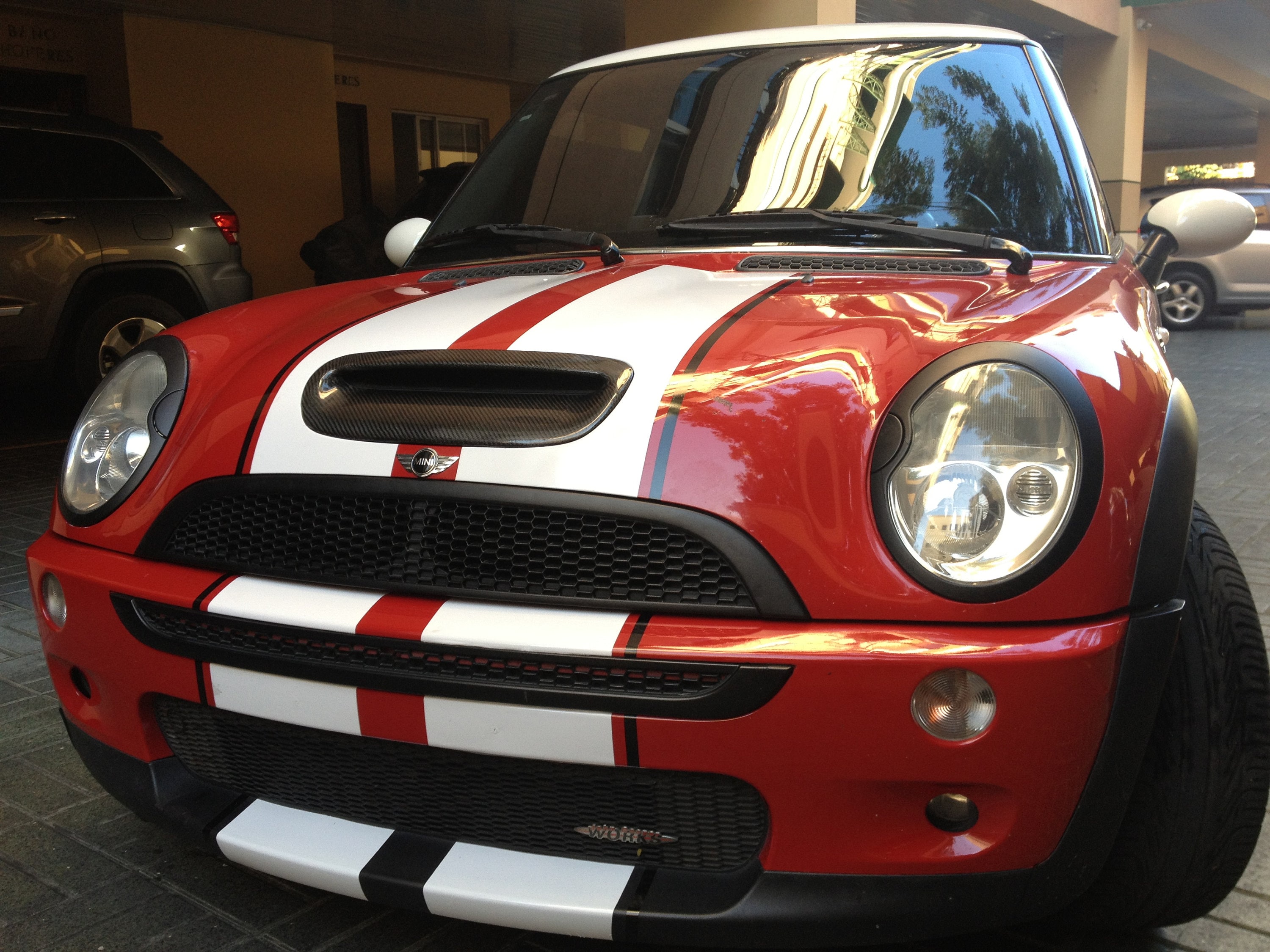 Autocollant Tuning BMW MINI Cooper S - Sticker "down-out Dub" Prés Pacé - Marque Ritrama - Neuf