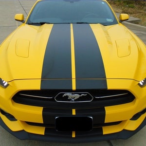 10&quot; PLAIN Rally Stripes FIT All Model 2015 - UP Mustang including Gt Lx GT500 GT350 EcoBosst