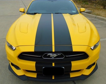 10" PLAIN Rally Stripes FIT All Model 2015 - UP Mustang including Gt Lx GT500 GT350 EcoBosst
