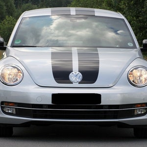 8&quot; PLAIN Rally Stripe graphics set FIT All Model Vw Volkswagen Beetle