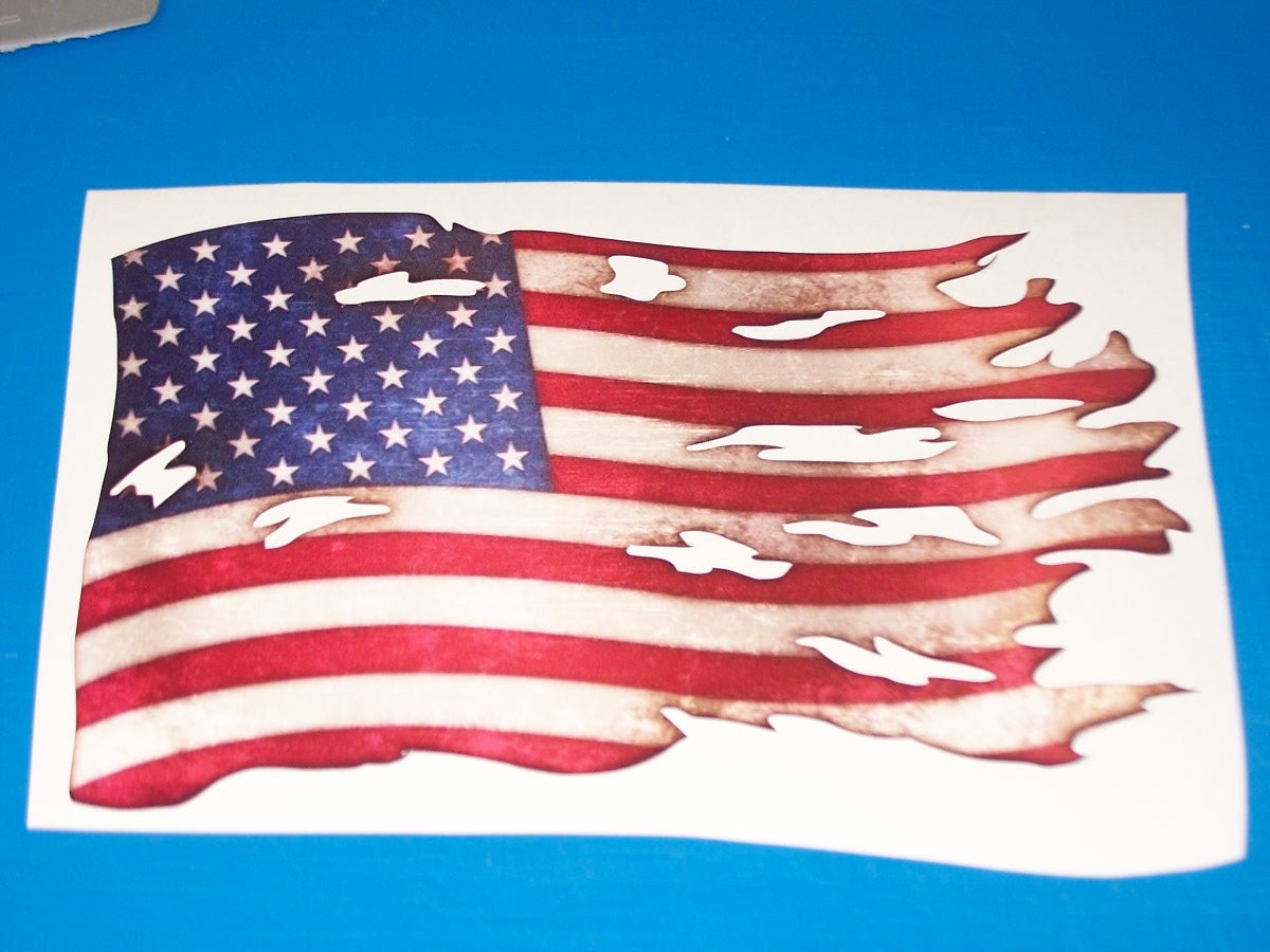 Bandiera Americana Di Simbolo Di Indipendenza Del Pugno Vecchia