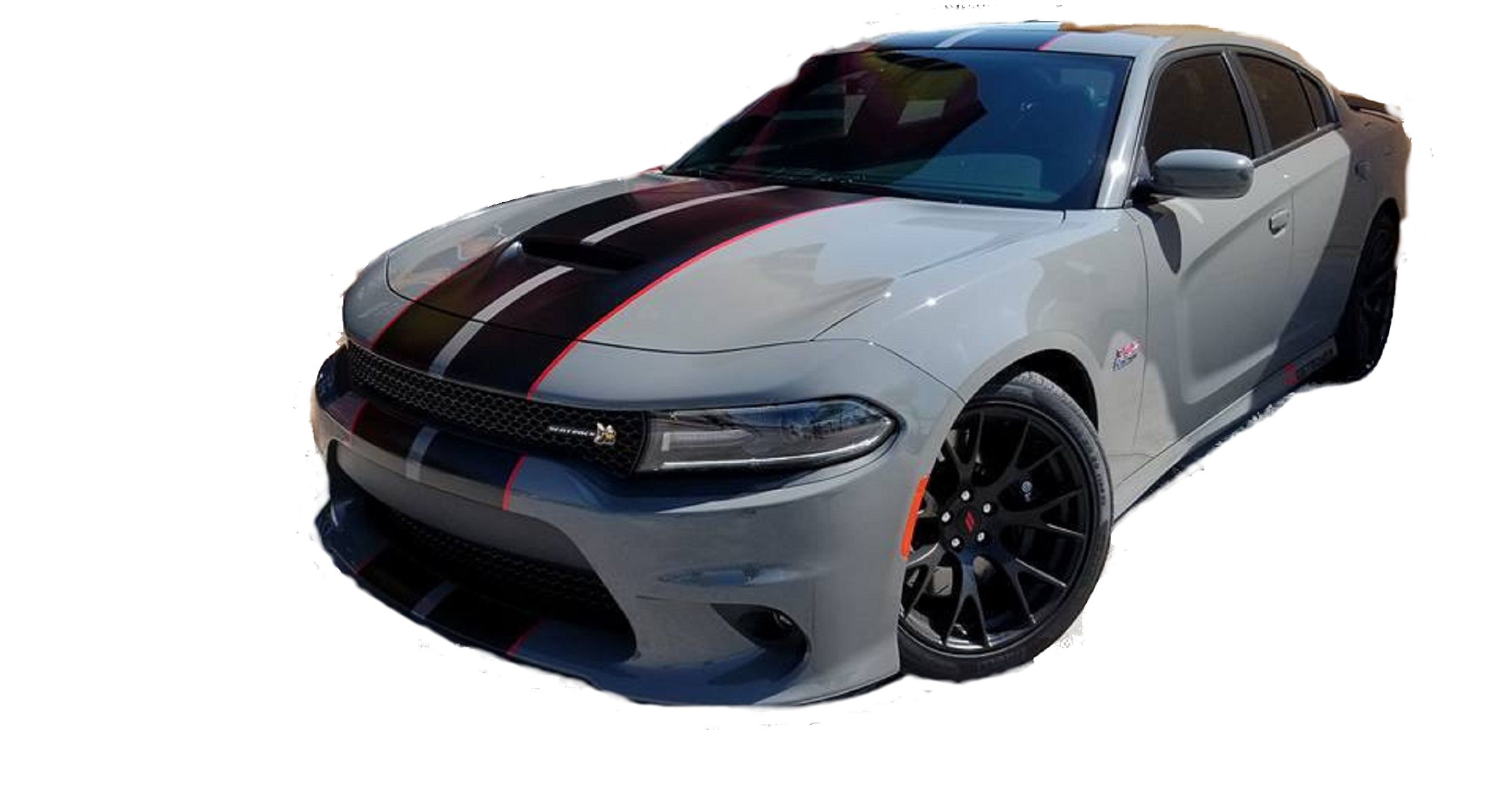 Dodge charger racing stripes deals