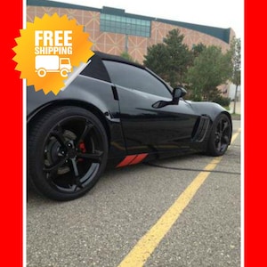 10 cm Ricker Hash Mark-ränder passar Chevrolet Corvette året runt och alla modeller