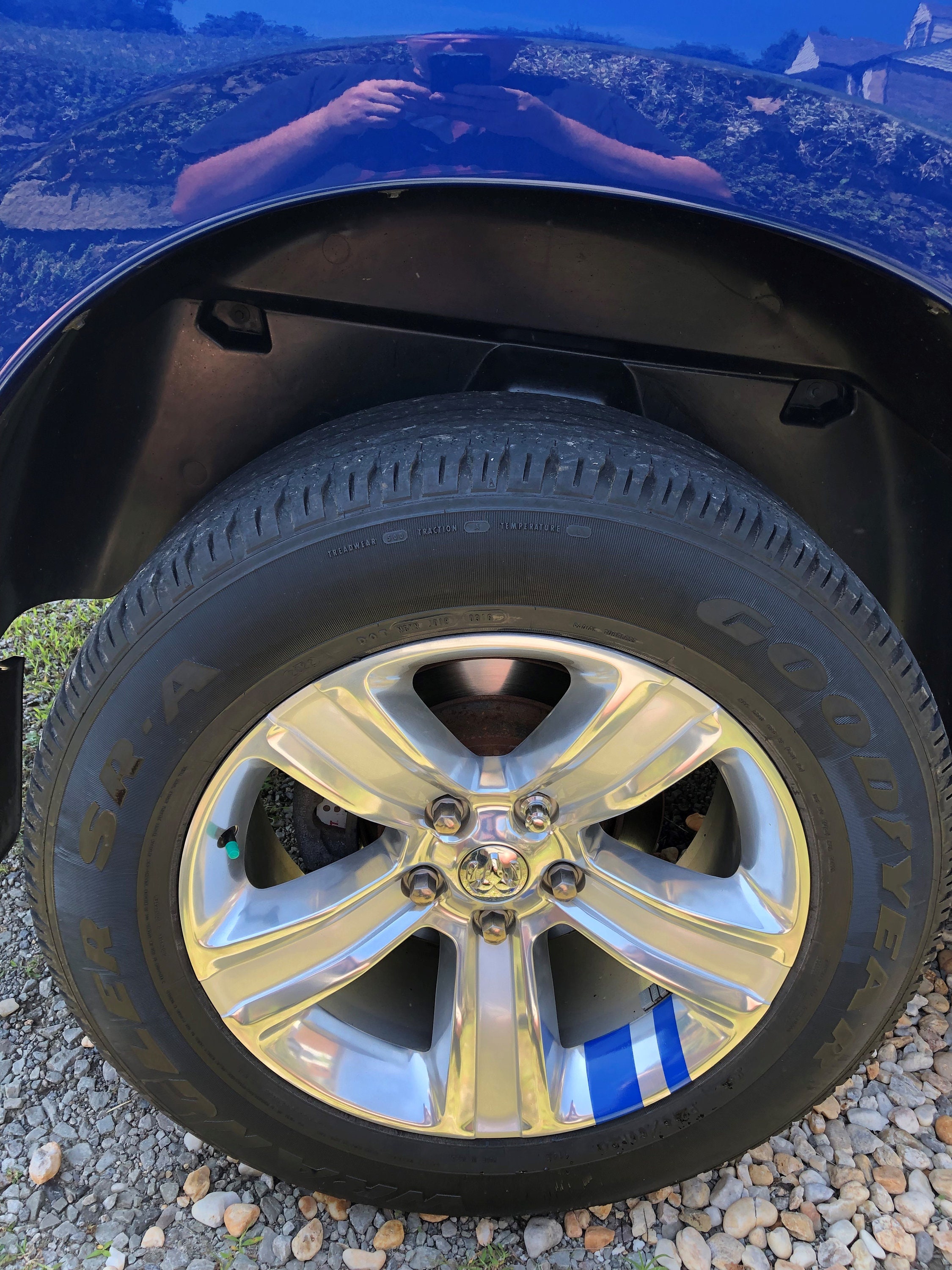 Hash Tags On Rims UNIVERSAL Wheel Hash Mark Stripes FIT All Make & Model Car and Truck ...