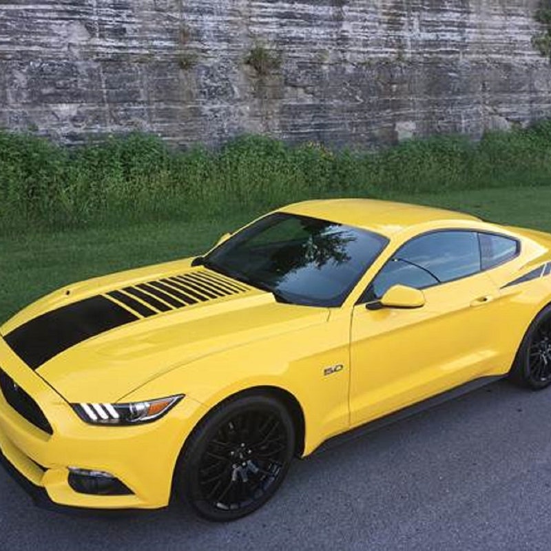 Roush Style Hood Scoop Decal Stickers - 2-Piece Set, High-Quality Vinyl, Easy To Apply 12 thumbnail image