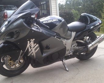 Large Kanji Word Motorcycle Faring Graphic Decals Stickers FIT All Year and Model Busa