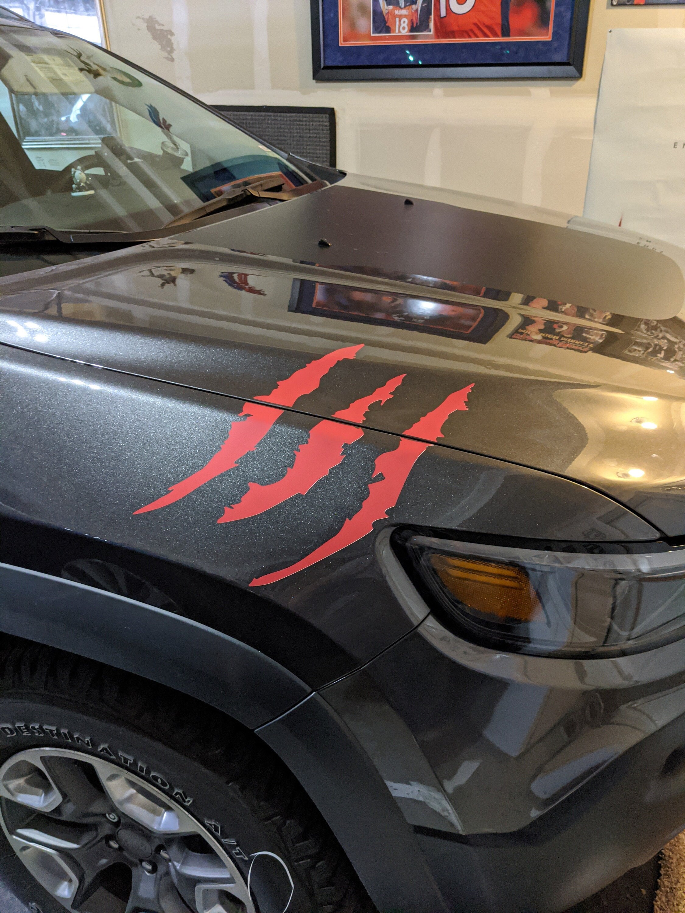 Claw Headlight Rip Decals / Stickers FIT All Model 2008 - 2023 Jeep ...