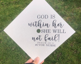 Plain Graduation Cap Topper | 2023 Graduation | Custom Plain Grad Cap Topper | Personalized Plain Cap Topper | Grad Topper | 2024 Graduation