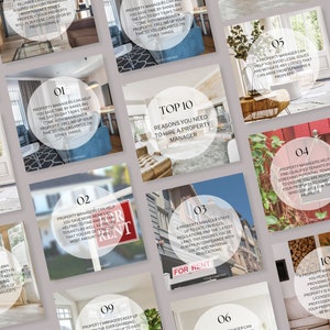 Top 10 Reasons You Need a Property Manager, Editable, Canva Template, Property Manager, Leasing Agent, Real Estate