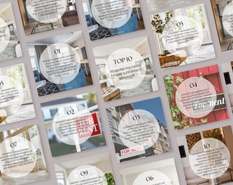 Property Manager Instagram Post Template: Real Estate Marketing (Canva Editable)