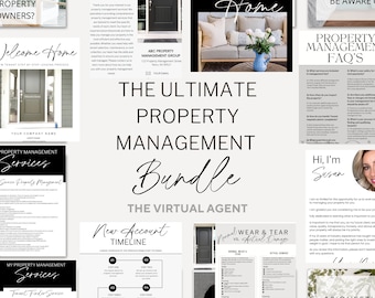 Property Management Bundle: Editable Canva Templates