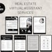 Virtual Assistant Services Real Estate Virtual Assistant Editable Canva ...