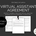 Virtual Assistant Agreement VA Agreement Client Agreement Virtual ...