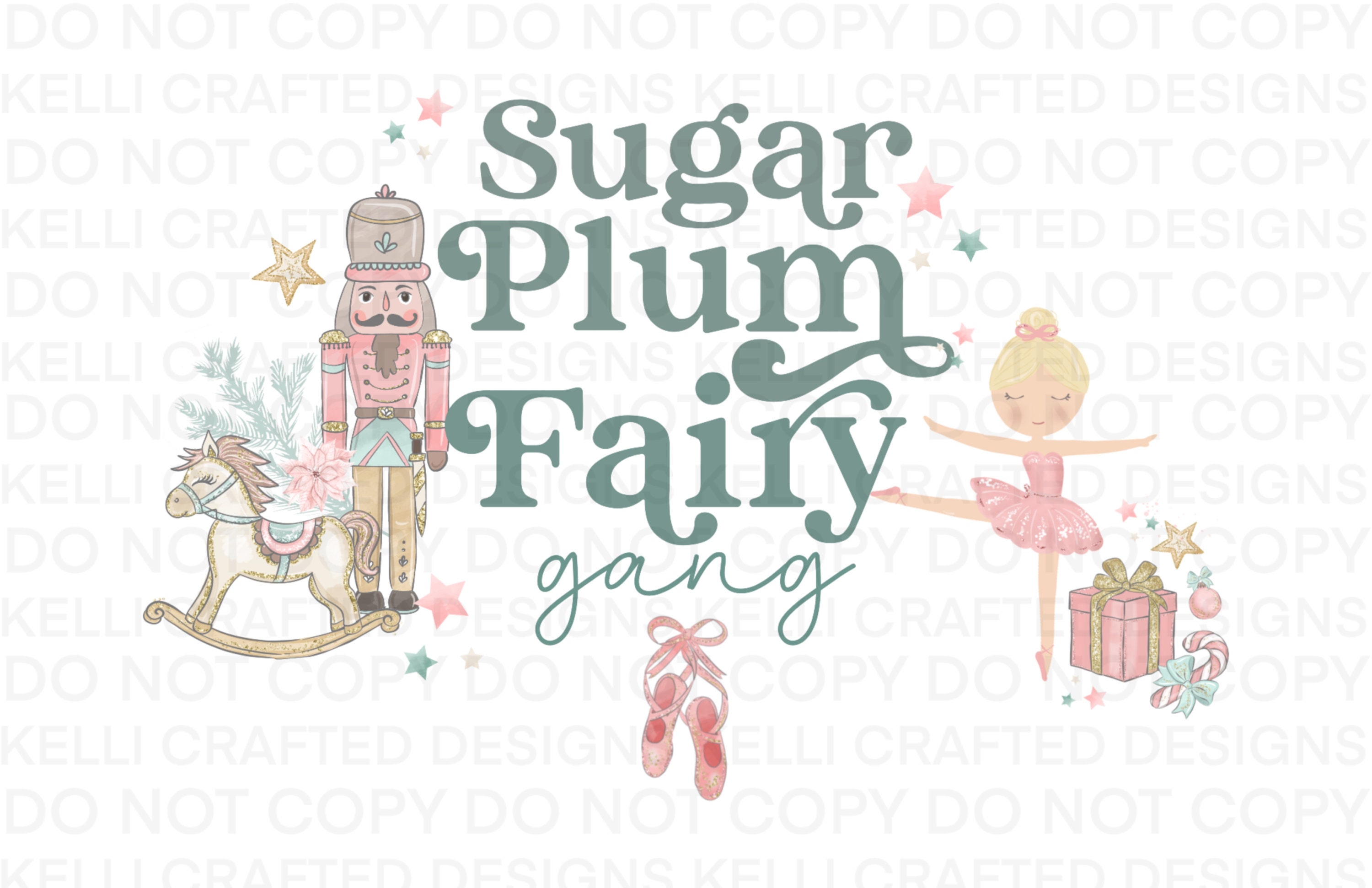 Sugar Plum Fairy Gang Nutcracker Christmas Ballet Png Digital Download